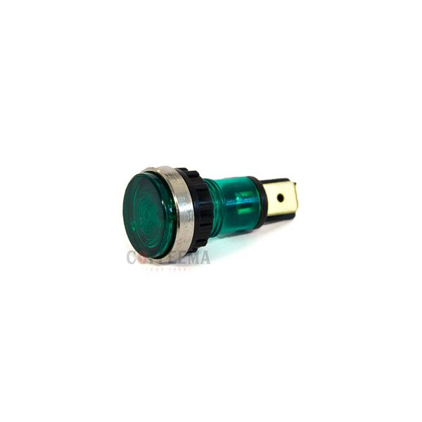 Signallampa Grön 230V 18mm Profitec 